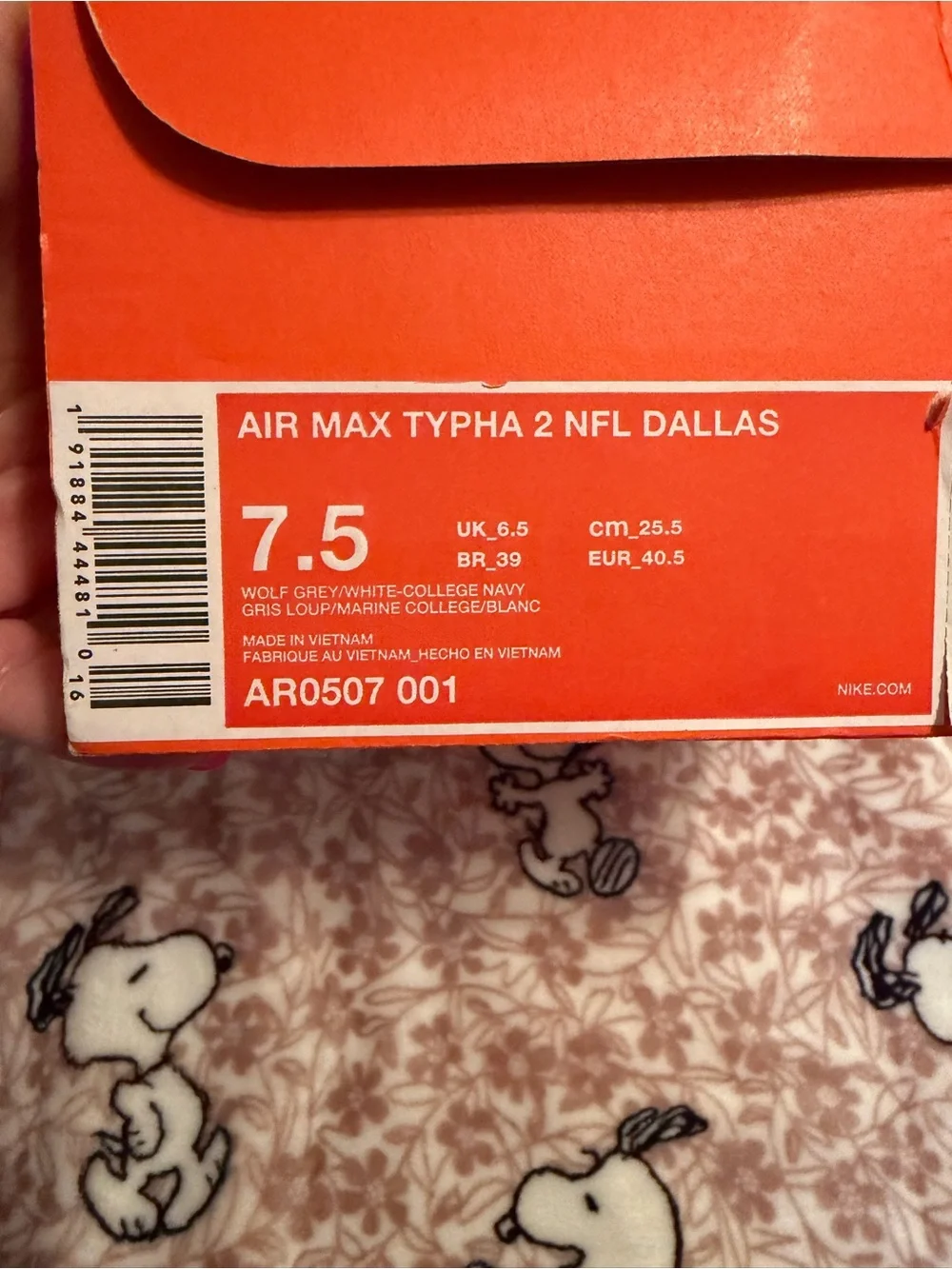 NFL Dallas Cowboys Nike Men's Grey and Navy Athletic Running Shoes